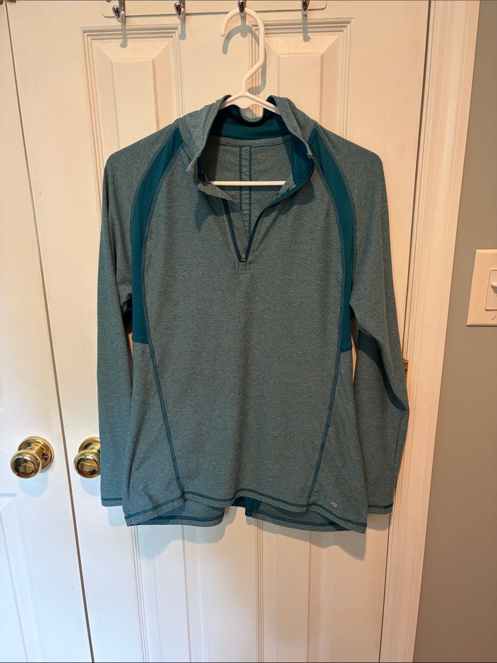 Champion C9 Teal Quarter-Zip Active Hoodie